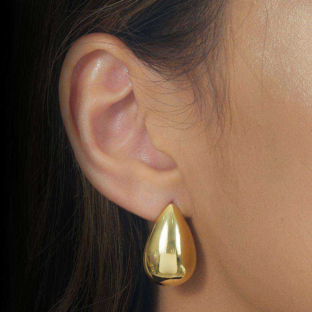 Brinco Dourado Gota - Galeria