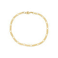 Pulseira Dourada Masculina Elo 3 por 1 – 4mm