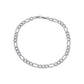 Pulseira Prateada Masculina Elo 3 por 1 – 5mm